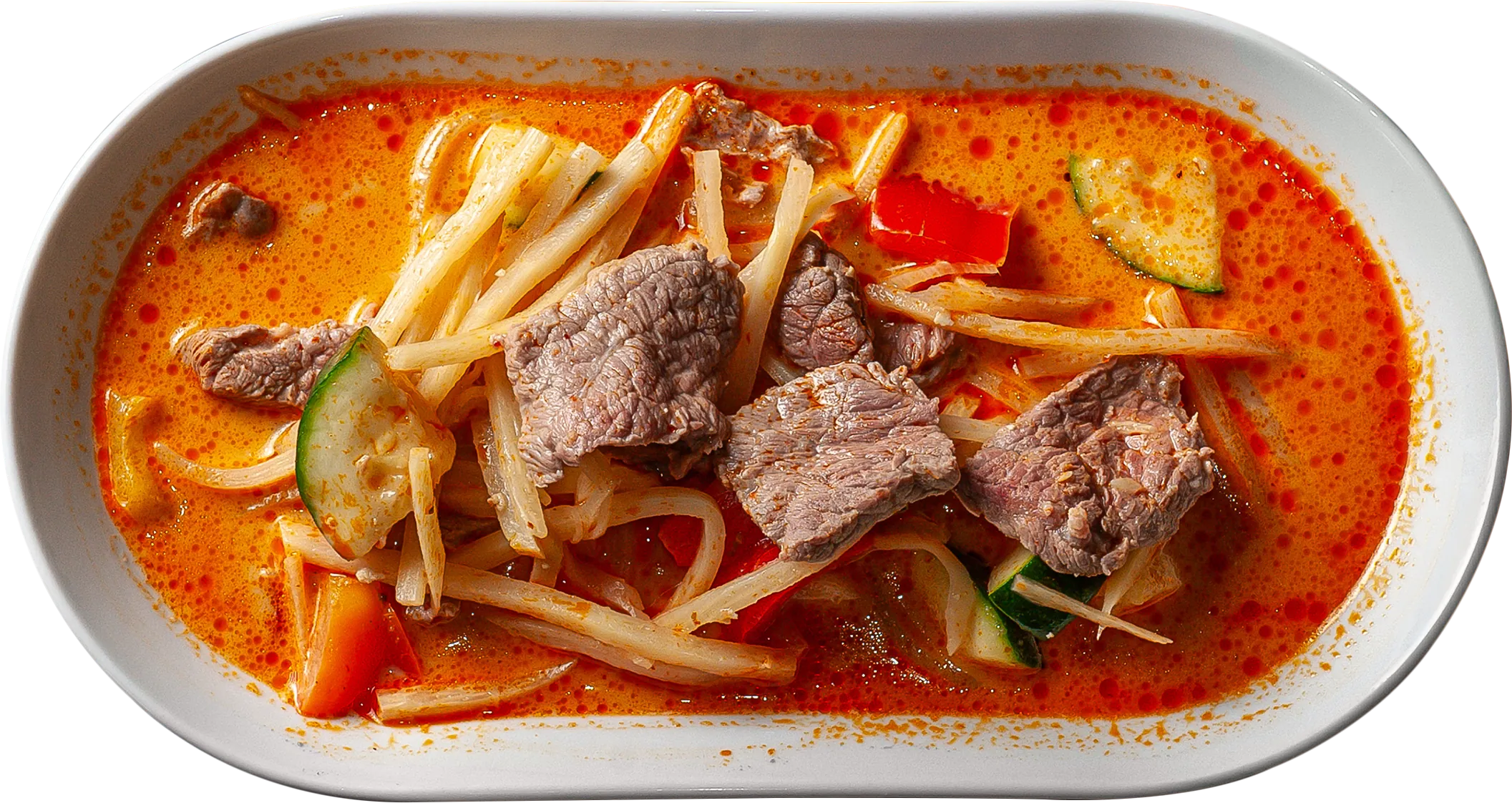 Punaista curry ja kookosmaidossa